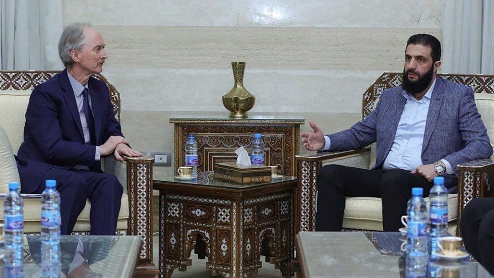 geir pederson - abu mohammad al Julani